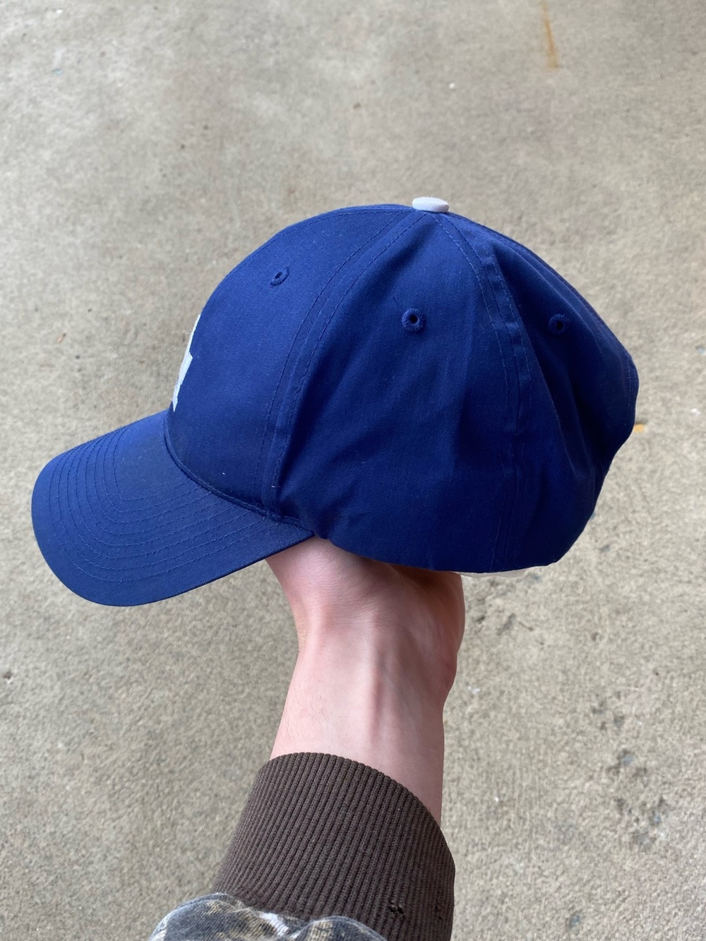 90s LA Logo Baseball MLB Cap - Blue - Picture 2 of 6